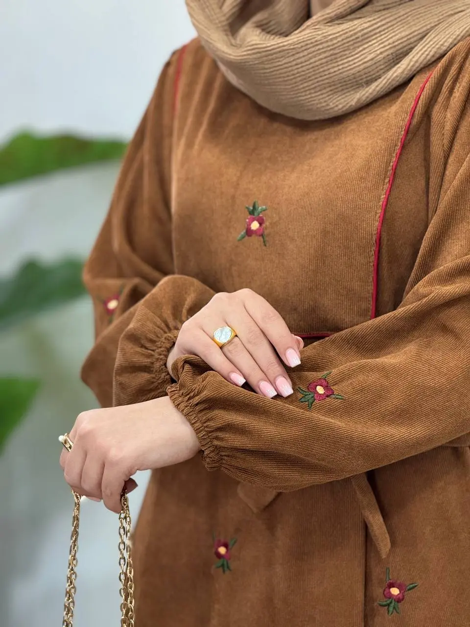 پیراهن مانتویی گلدوزی مهیاس 1